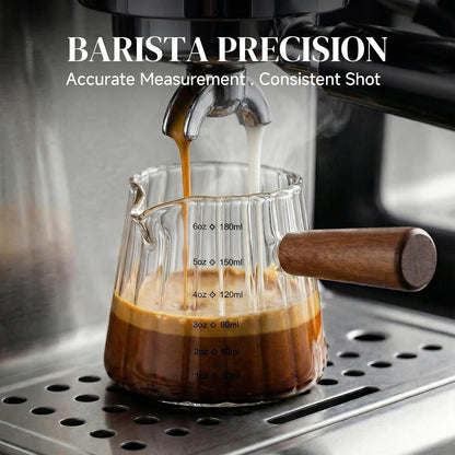 6Oz Espresso Shot Cups, Glass Measuring Cup, Coffee Bar Accessories2