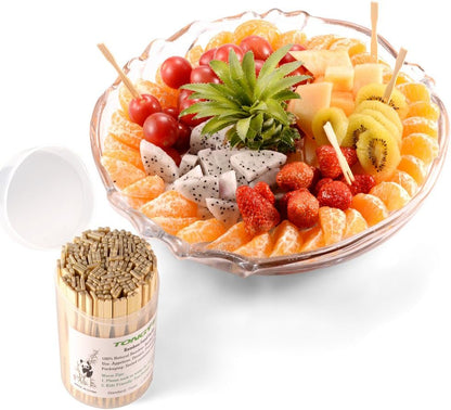 Mini Bamboo Forks 3.5 Inch, Cocktail Forks Appetizer Forks, Small Wood Forks for Fruit, Disposable Tiny Food Picks for Party，Charcuterie Supplies Accessories, Wooden Toothpicks Fork. 110 PCS5