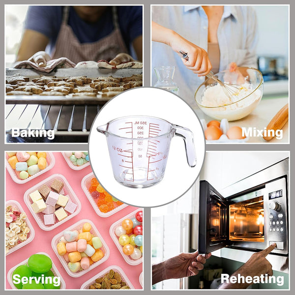 Glass Measuring Cup for Baking and Cooking, Kitchen Essentials Tools4