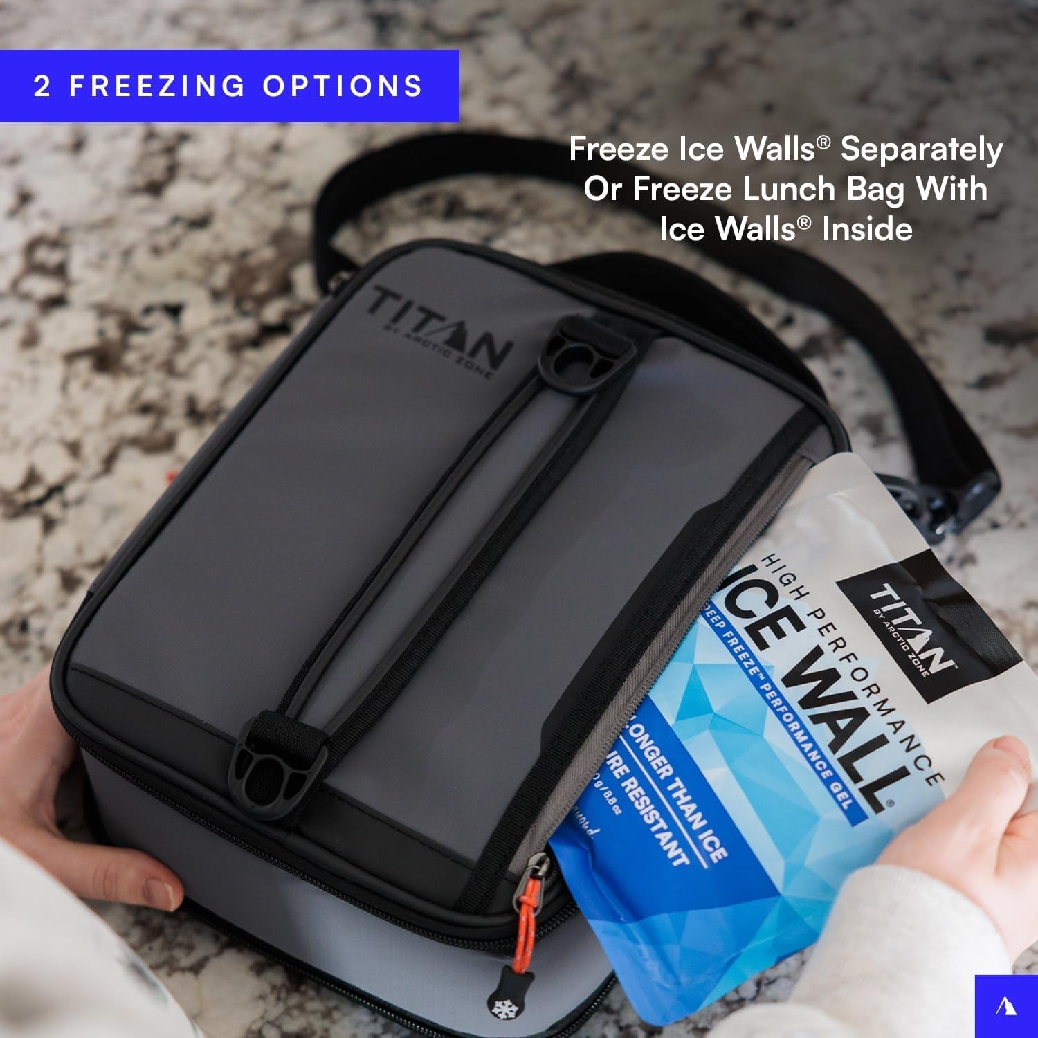 titan-fridge-cold-expandable-lunch-box-with-2-ice-packs-sharkskin-gray