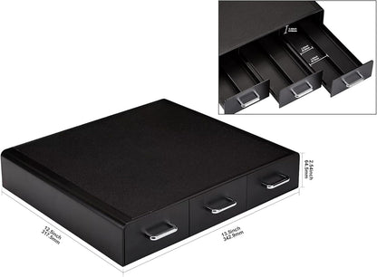 K-Cup Compatible Coffee Pod Storage Drawer, 3 Easy-Open Drawers, 36 Pod Capacity, Black6