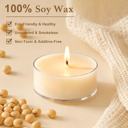 Tea Lights Candles, Votive Candles Bulk 25 Pack, 4 Hour3