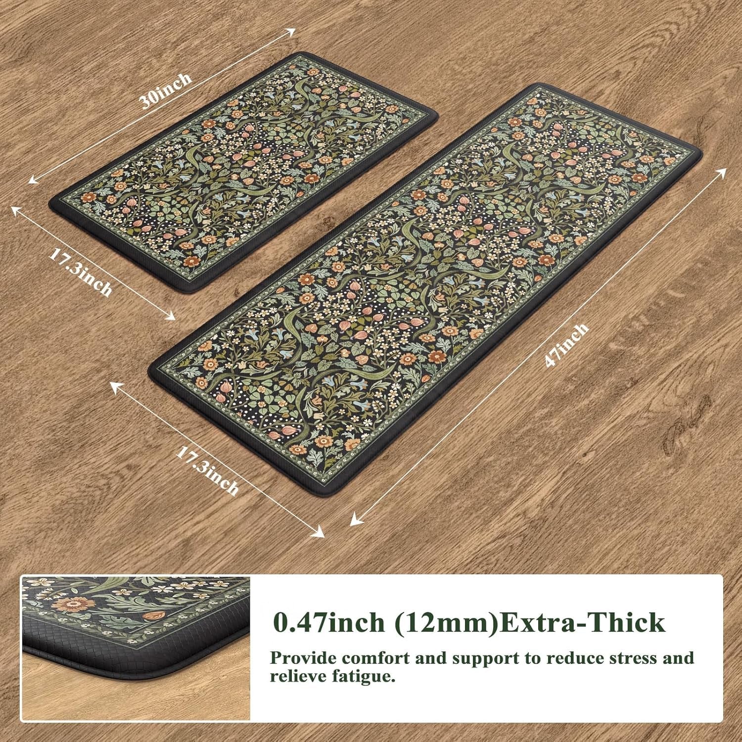 kitchen-mats-for-floor-kitchen-rugs-sets-of-2-non-slip-washable-kitchen-mats-cushioned-anti-fatigue-2-piece-black-sink-rug-waterproof-laundry-room-rug-comfort-standing-desk-mat-for-office