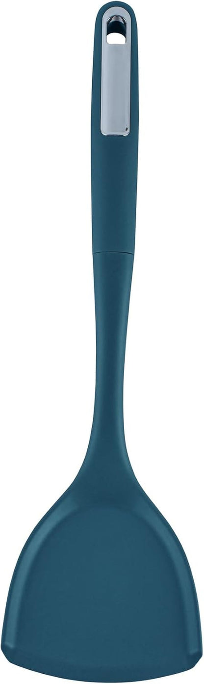 Silicone Utensil Set Pack of 1 Non-Slip Handle 6-Piece Kitchen Tool Set, Heat-Resistant Dishwasher-Friendly Cooking Accessories, Durable Teal Cooking Utensils21