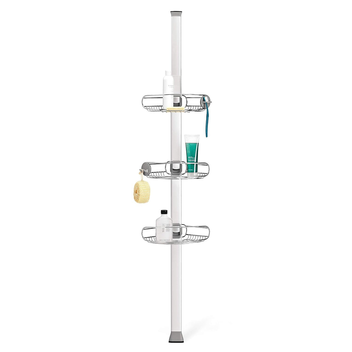 simplehuman-5-ft-to-8-ft-tension-shower-caddy-stainless-steel-and-anodized-aluminum-bt1109