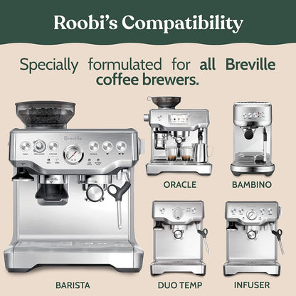 Breville Compatible Descaling Solution, 2 Pack | Specially Formulated to Clean & Descale Espresso Machine, 2 Uses per Bottle, Eco-Friendly, Carbon Neutral7