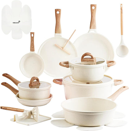 Pots and Pans Set Non Stick Ceramic Cookware Set 22-Piece Nonstick Kitchen Cooking Sets Stockpot Saucepan Frying Pans1