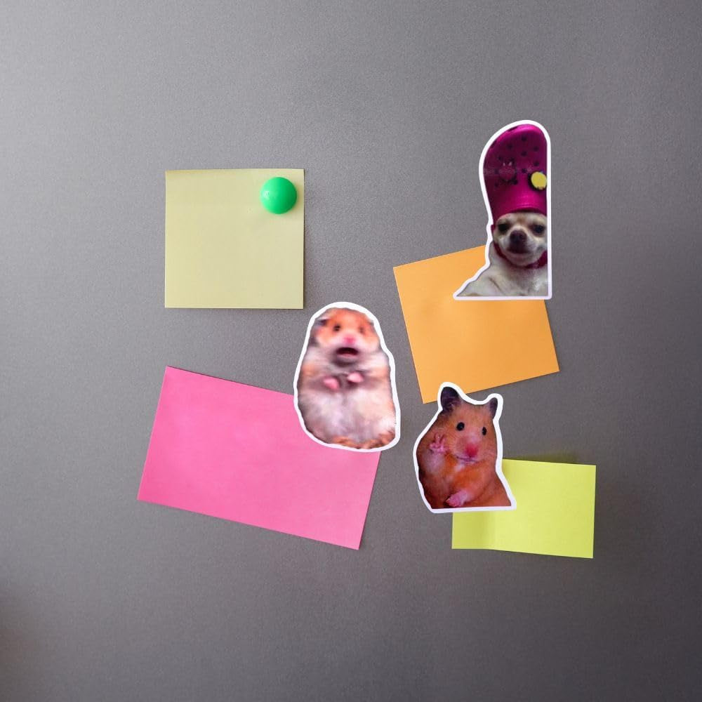 10pc-funny-meme-animals-fridge-magnets-fun-cute-weird-magnetic-crying-cat-dog-hamster-duck-magnets-for-gaming-kitchen-home-decor-bumper-school-locker-work-for-boys-girls-adult-accessories