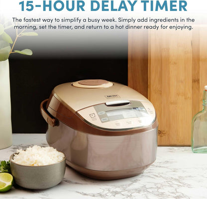 Housewares ARC-6106  Professional 6 Cups Uncooked Rice, Slow Cooker, Food Steamer, Multicooker, Champagne3