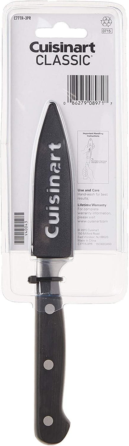 C77TR-3PR Triple Rivet Collection 3.5" Paring Knife, Black7