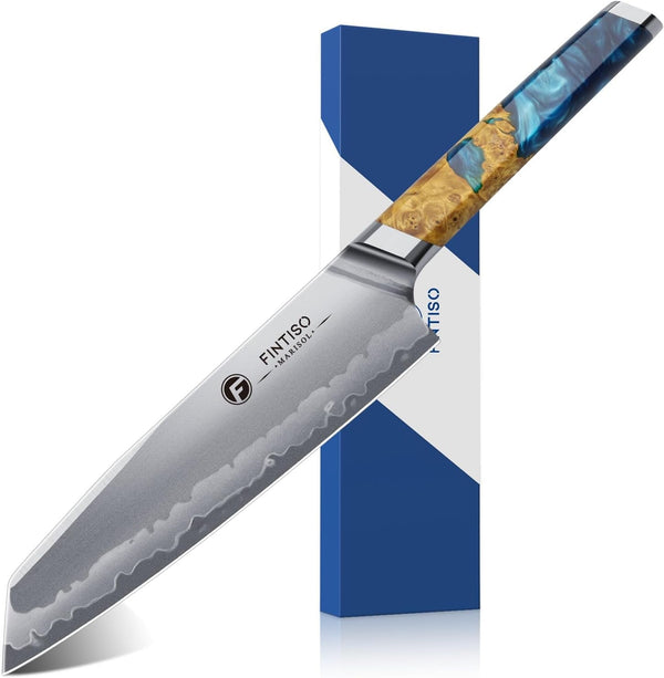 8" Chef Knife, S35VN Powder Steel Core Japanese Kitchen Knife1