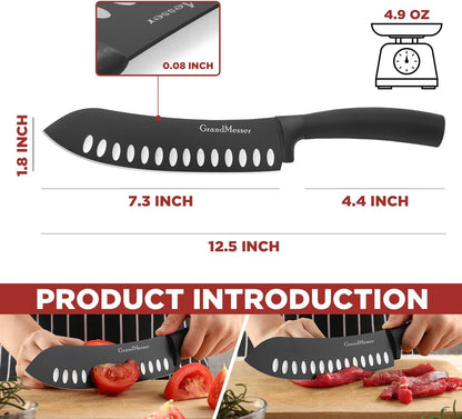Butcher Breaking Knife, 7 Inch Bullnose Knife3