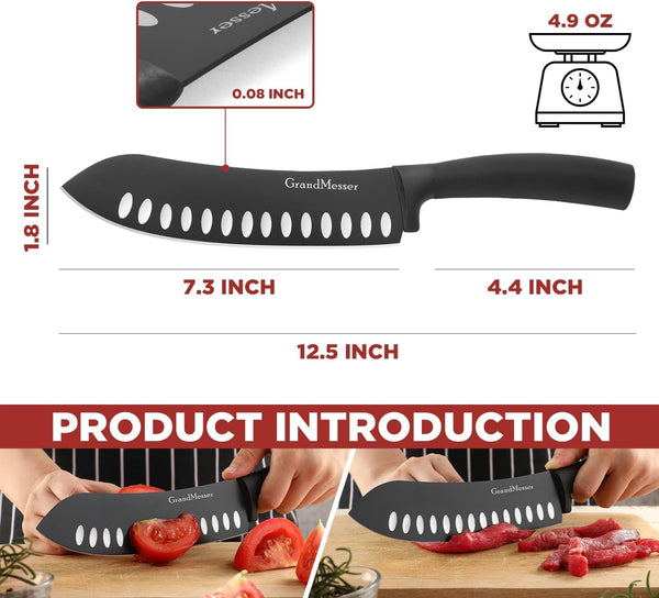 Butcher Breaking Knife, 7 Inch Bullnose Knife3
