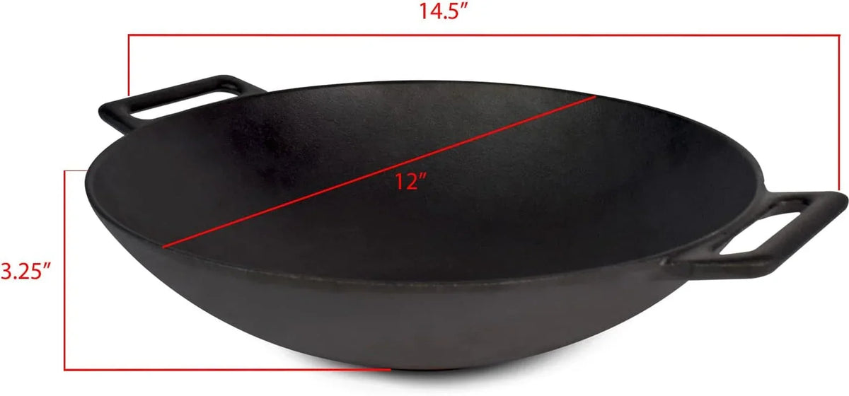 12-pre-seasoned-heavy-duty-construction-cast-iron-grilling-wok-griddle-and-stir-fry-pan