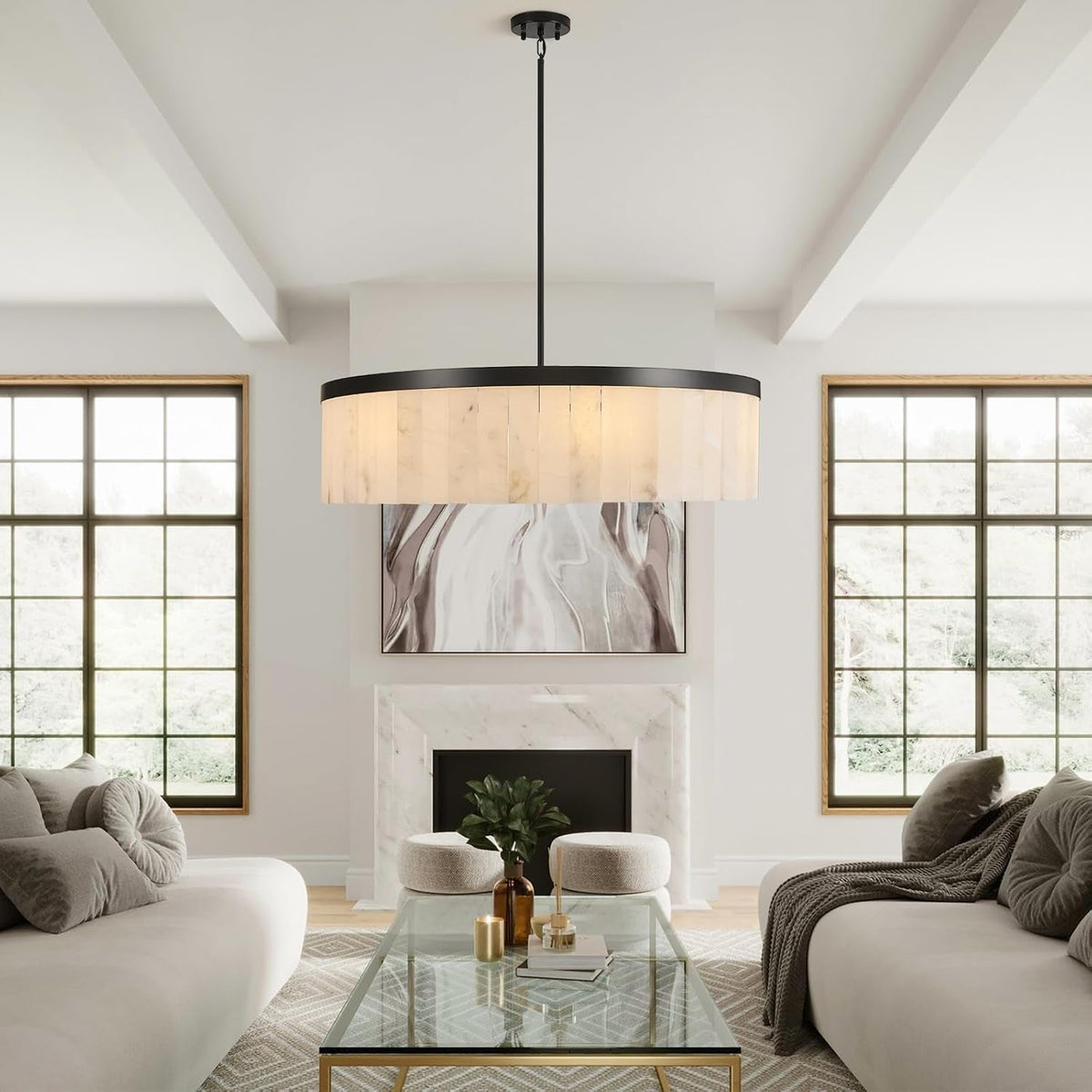 42-round-alabaster-chandelier-modern-black-marble-light-fixture
