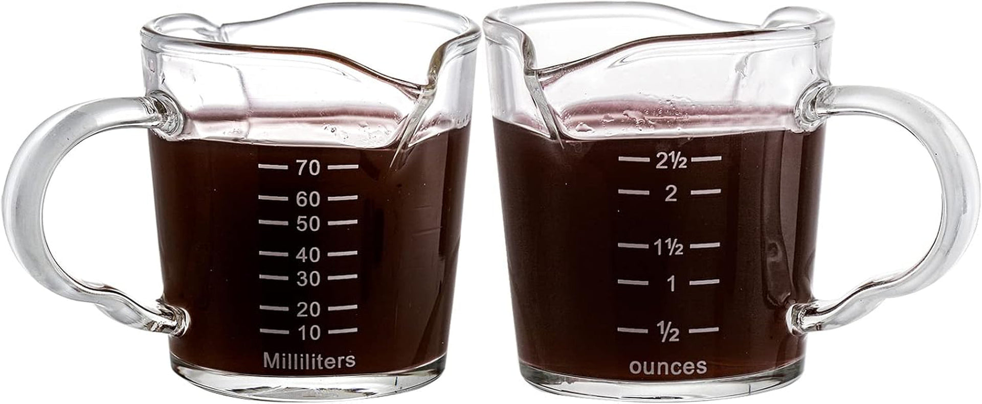 4-pack-double-spouts-measuring-cups-espresso-shot-glass-with-handle-2-5-oz-mini-milk-triple-pitcher-barista-clear-graduated-cups-for-coffee-wine-bar-party