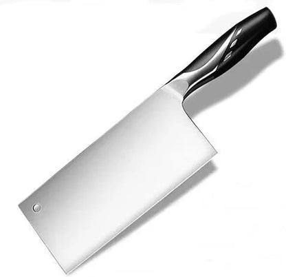 Meat Cleaver, 7.5 Inch Kitchen Chef Knife Stainless Steel Meat Fish Vegetables Slicer Chopping Professional Chinese Butcher Cleaver Tools1