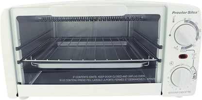 Ham.Beach/Proctor Silex 4Slice Toaster Oven Broilr White 31116, 41