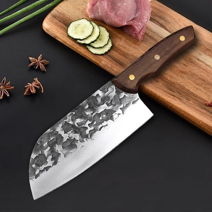 Meat Cleaver, 7 Inch Slicing Knife Kitchen Cleaver Meat Chop Vegetables Utility Stainless Steel Butcher Boning Knives4