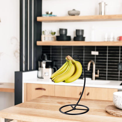 Banana Holder Stand, Banana Hanger Black-Metal Bananas Tree Hanger7