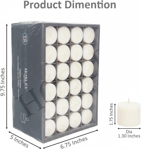 Unscented White Votive Candles, 72-Pack – Clean-Burning, Long-Lasting 10-12 Hour Burn – Ideal for Weddings, Home Décor, Spa, Events – Bulk Value for Versatile Use4