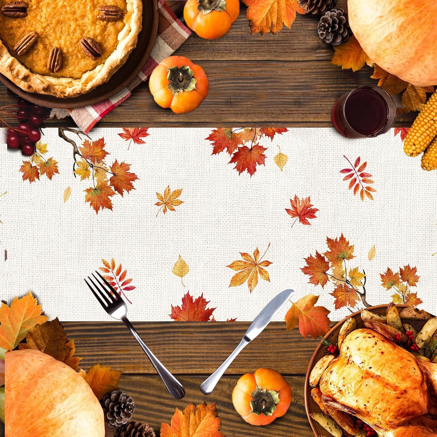 fall-table-runner-90-fall-runner-for-table-dining-kitchen
