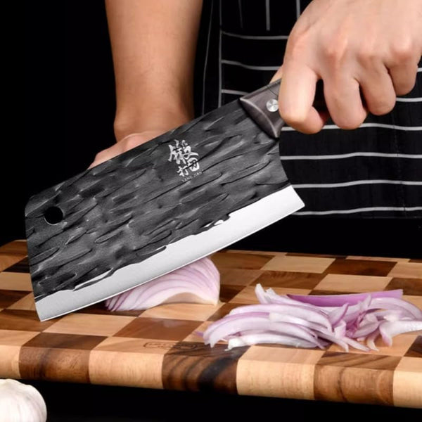 Meat Cleaver,Cleaver Knife Stainless Steel Slicing Knife for Women Forged Chef'S Knife Meat Cutting Knife Kitchen Sharp Knives, LAMAJIGA58447