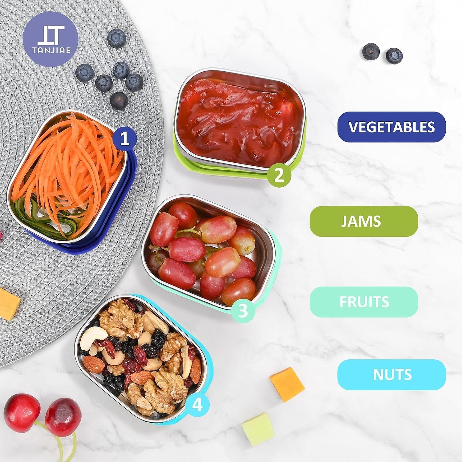 4pack-8oz-small-1-cup-stainless-steel-snack-containers-for-kids-reusable-easy-open-toddler-snack-containers-with-silicone-lids-stackable-toddler-lunch-box-for-daycare-school-and-travel