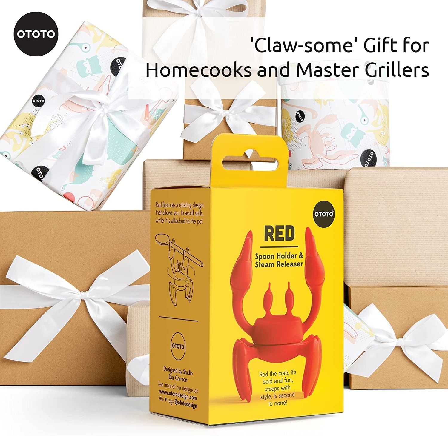 2-in-1-silicone-spoon-rest-steam-releaser-large-spoon-holder-for-stove-top-unique-and-useful-gift-for-cooking-heat-resistant-utensil-rest-kitchen-gadgets-red-gift-red-the-crab