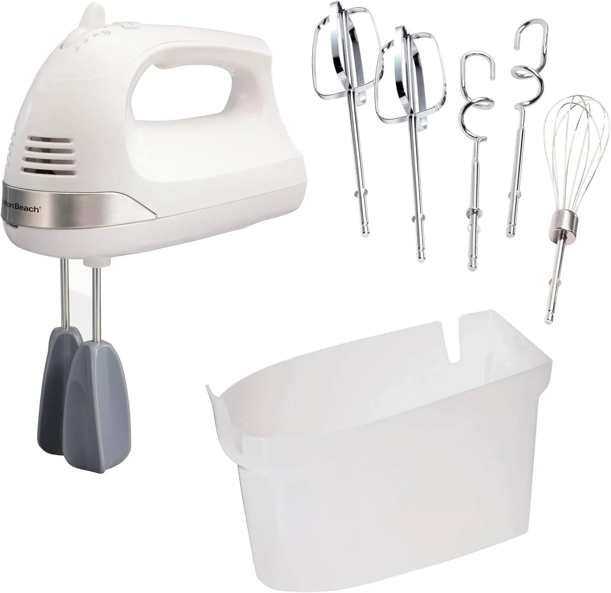 6-speed-electric-hand-mixer-with-easy-clean-beaters-traditional-beaters-dough-hooks-whisk-snap-on-storage-case-275-watt-motor-white-62636j