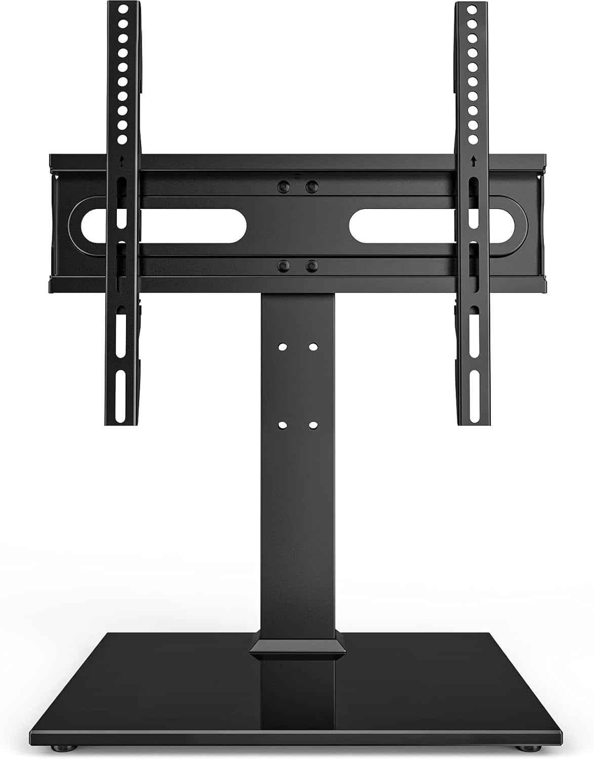 universal-tv-stand-table-top-tv-stand-for-27-60-inch-lcd-led-tvs-9-level-height-adjustable-tv-base-stand-with-tempered-glass-base-wire-management-vesa-400x400mm
