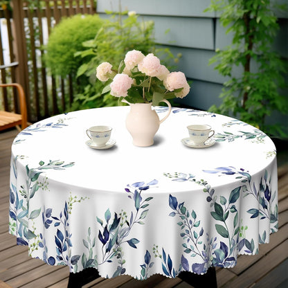 Summer Tablecloth 70Inch round Tablecloths Polyester Table Cloth3