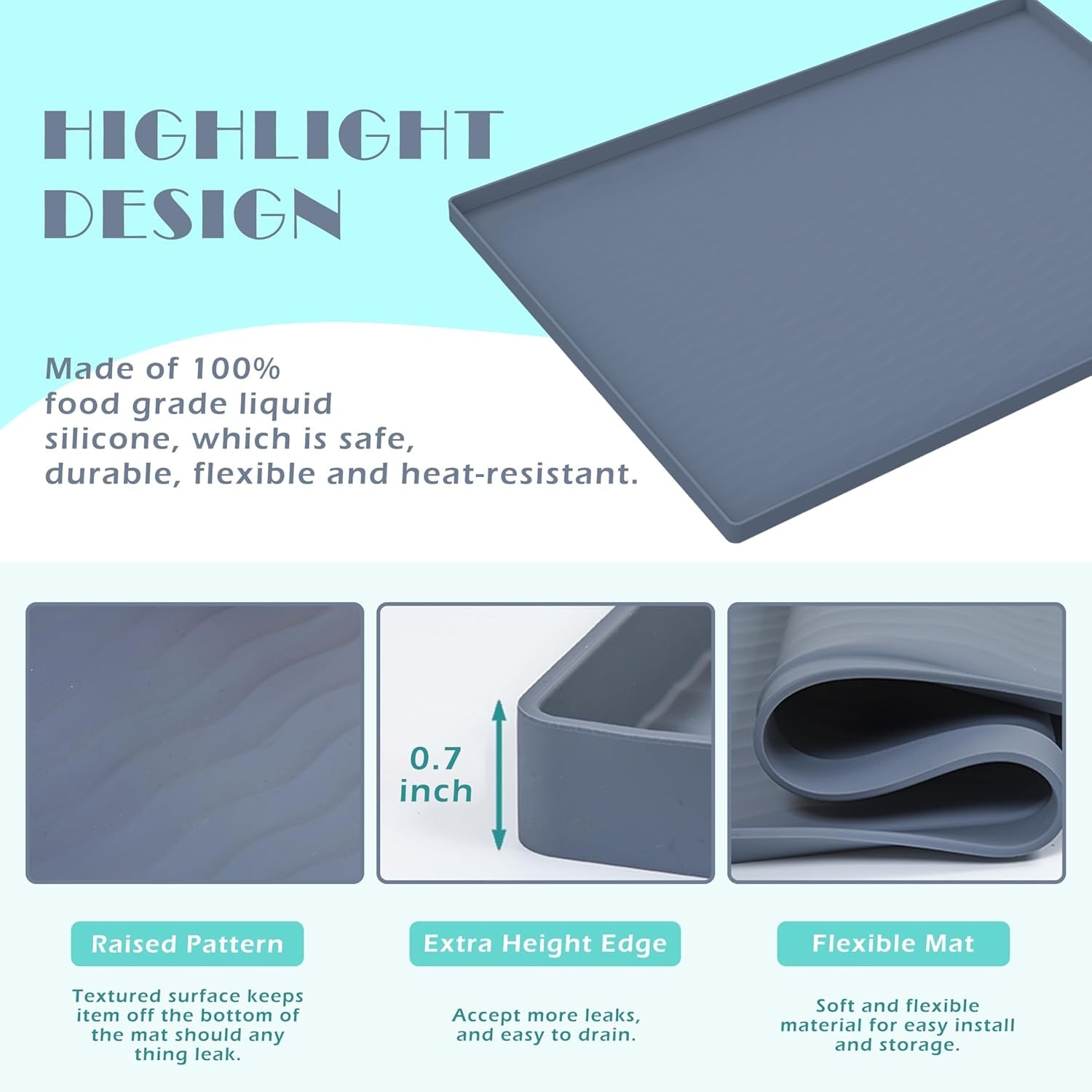 waterproof-silicone-under-sink-mat-31-x-22-shelf-liner-for-kitchen-and-bathroom-cabinet-and-counter-protector-storage-and-organizers-litter-mat-pet-cat-puppy-essentialsdark-grey