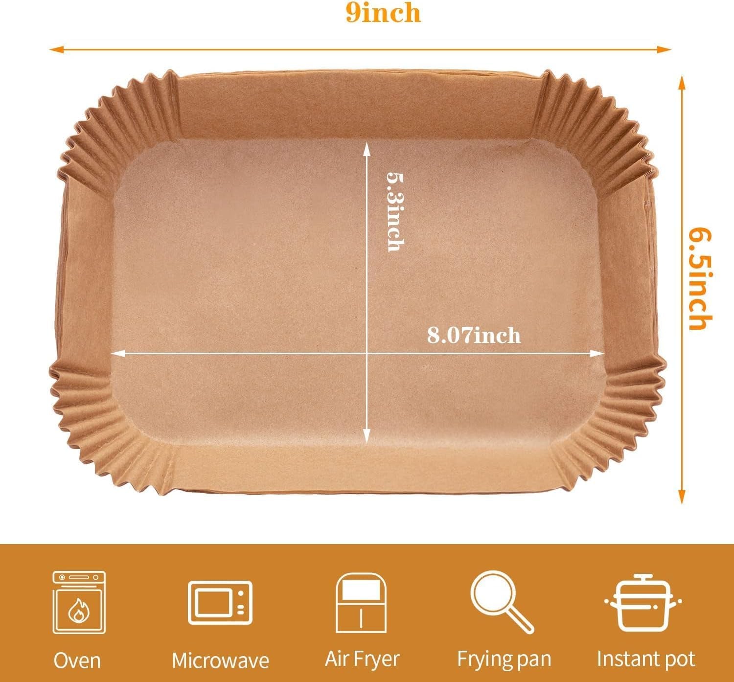 air-fryer-disposable-paper-liner-100pcs-food-grade-parchment-liners-for-ninja-dz201-air-fryer-accessories-baking-paper-9-6-thicken-natural