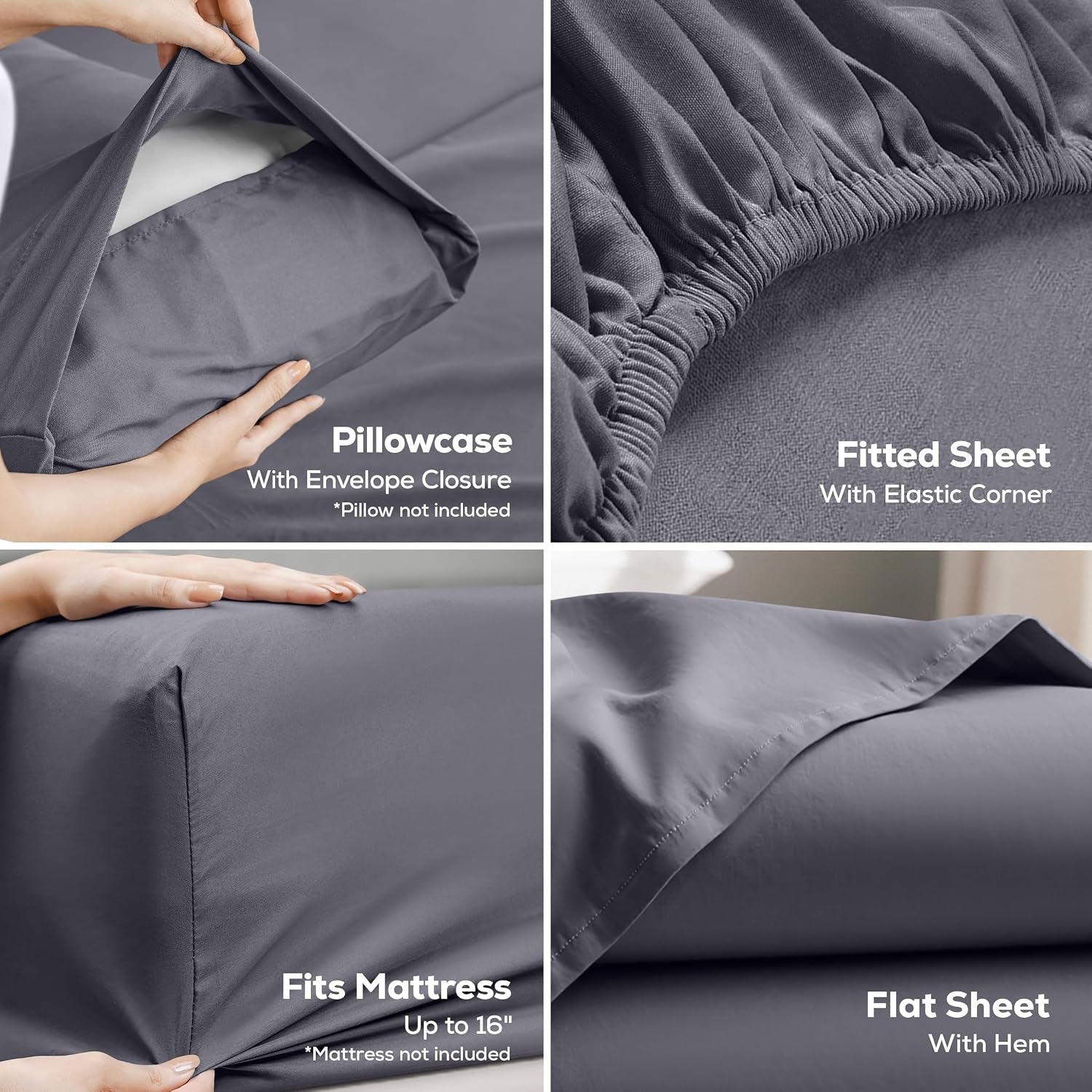 king-sheets-set-4-pieces-16-deep-pocket-hotel-luxury-bed-sheets-grey