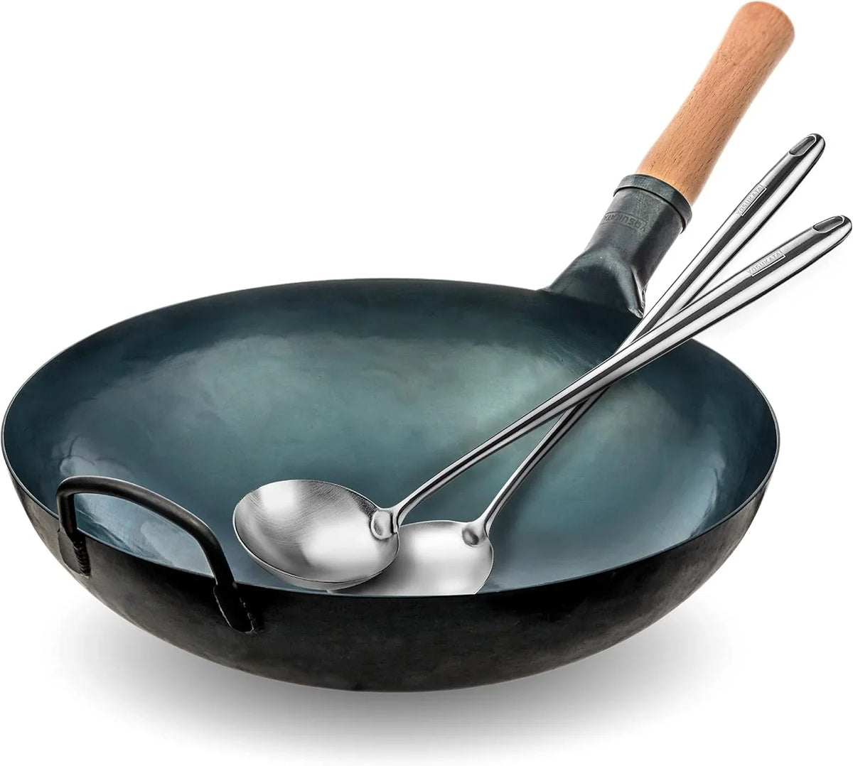 blue-round-bottom-wok-pan-14-woks-and-stir-fry-pans-17-wok-spatula-and-ladle-set-of-2-heat-resistant-wok-tools