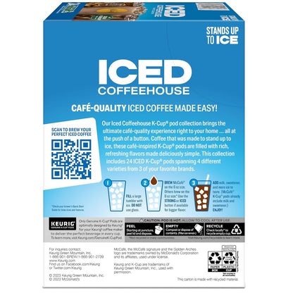 ® K-Cup Iced Duos Cookies and Caramel Coffee - Compatible with Keurig Brewer - Medium - 24 / Box6