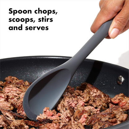 OXO Good Grips 3-Piece Silicone Utensil Set, Gray, One Size4