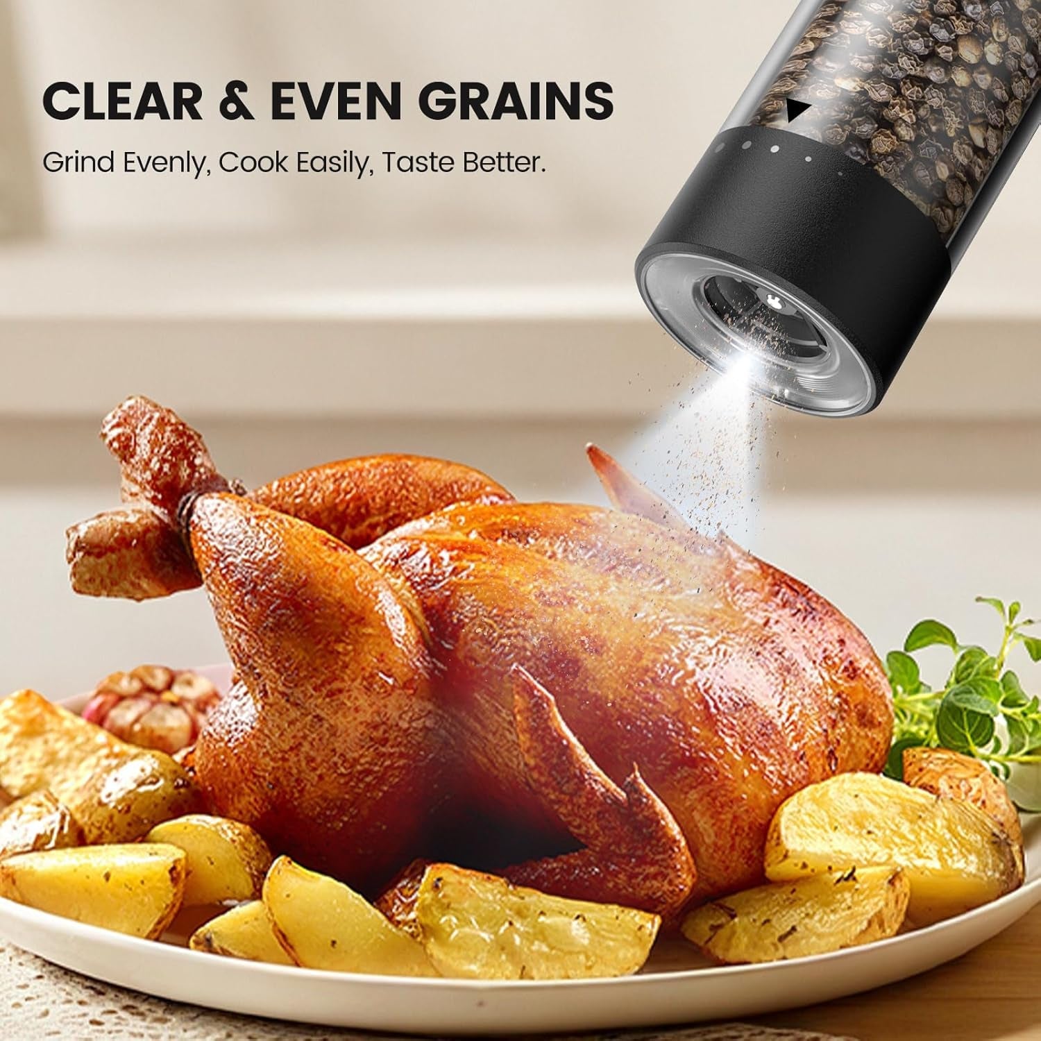 electric-salt-and-pepper-grinder-set-rechargeable-automatic-salt-and-pepper-shakers-kitchen-appliances-with-external-adjustable-coarseness-larger-hopper-for-cooking-home-gifts2-pack-black-black