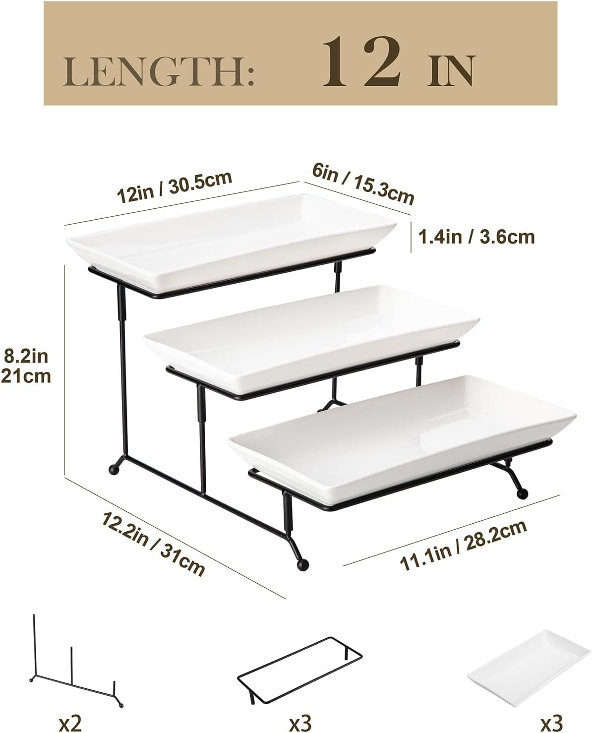 3-tier-serving-trays-white-porcelain-serving-platters-12-inch-tiered-serving-stand-for-party-fruit-tray-trays-for-serving-food-dessert-stand-with-collapsible-sturdier-metal-rack