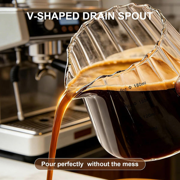 Espresso Measuring Cup, 6 Oz Espresso Shot Glass with ML Scale5