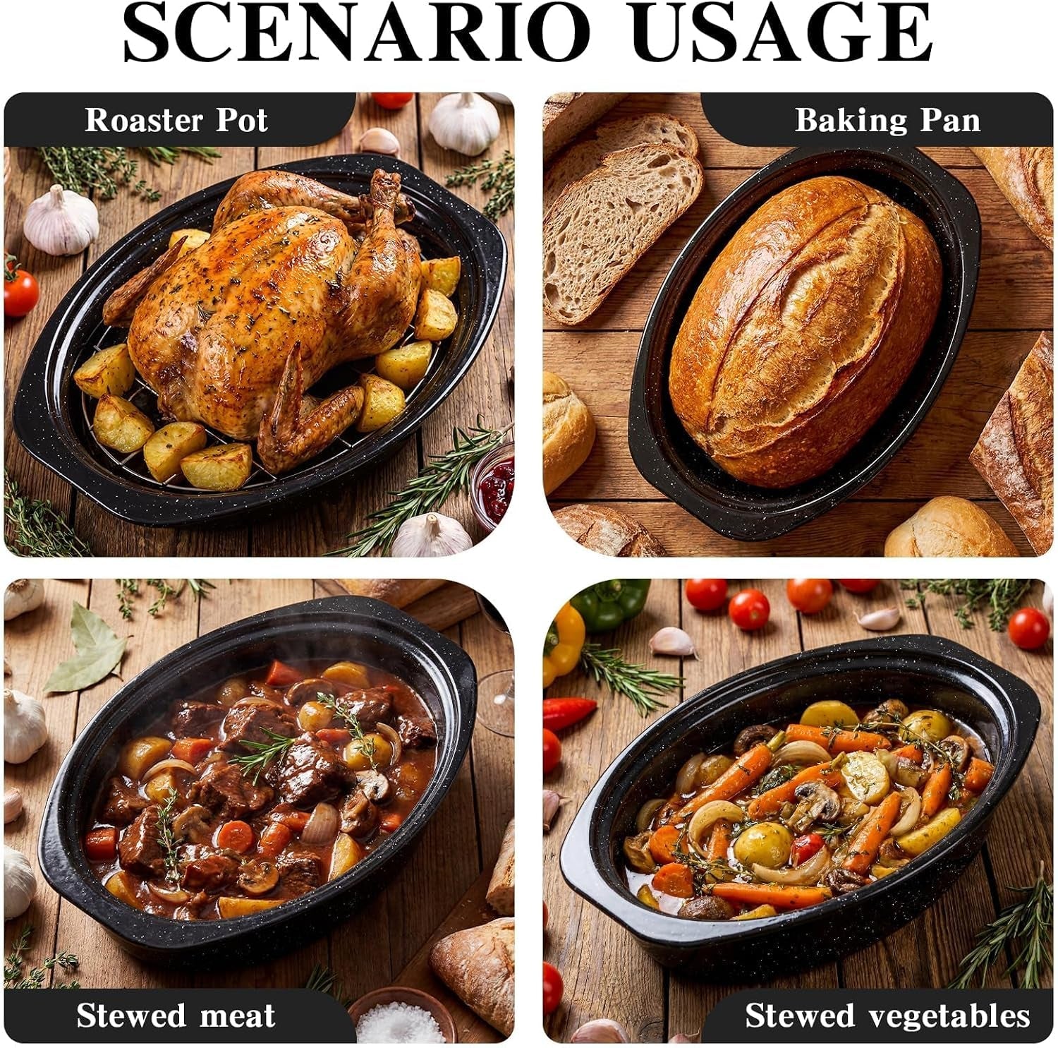 13-inch-small-roasting-pan-with-lid-and-rack-enamel-carbon-steel-roaster-pan-high-temperature-resistance-and-dishwasher-safe-cookware-for-small-poultry-vegetables
