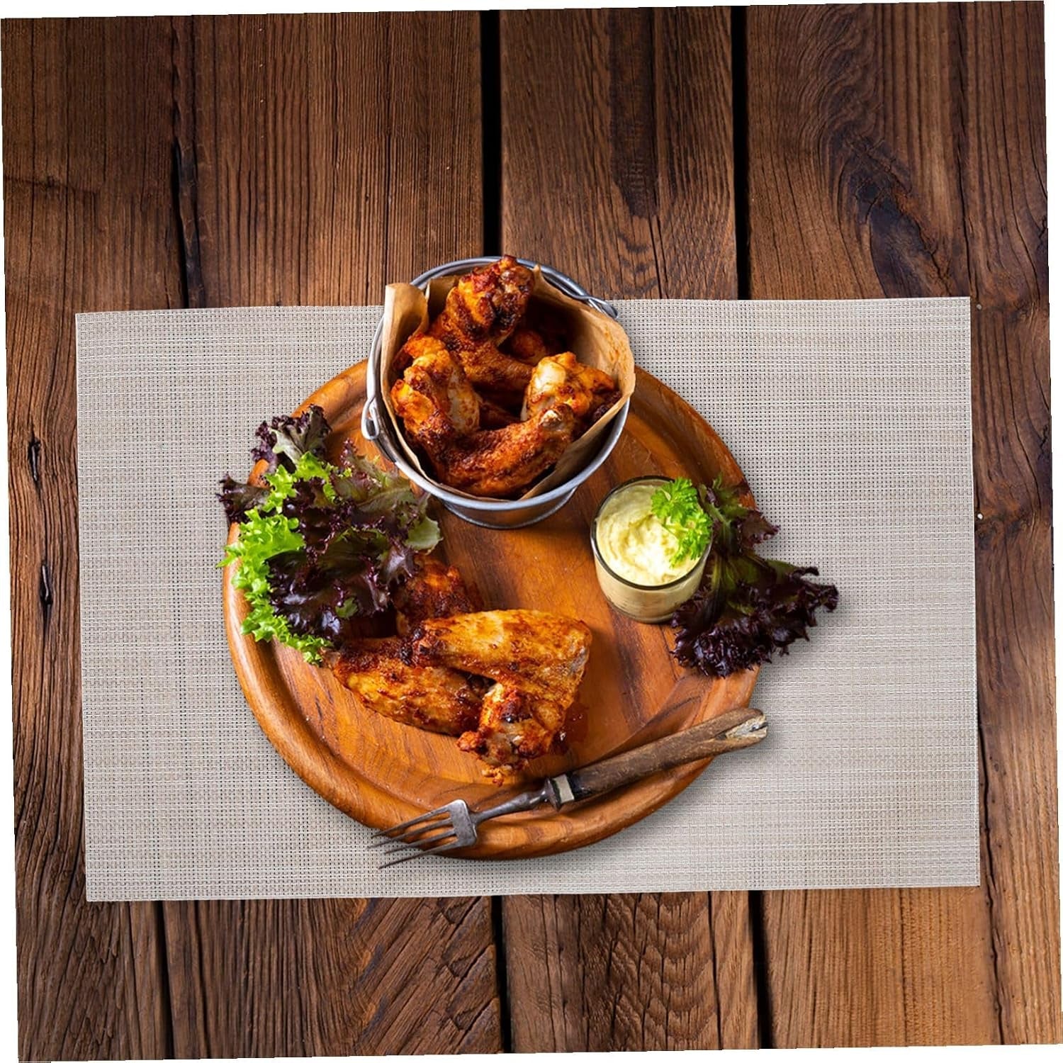 4pcs-faux-linen-woven-table-placemats-non-slip-heat-resistant-dining-mats-washable-vinyl-kitchen-tabletop-decor-with-european-elegant-design