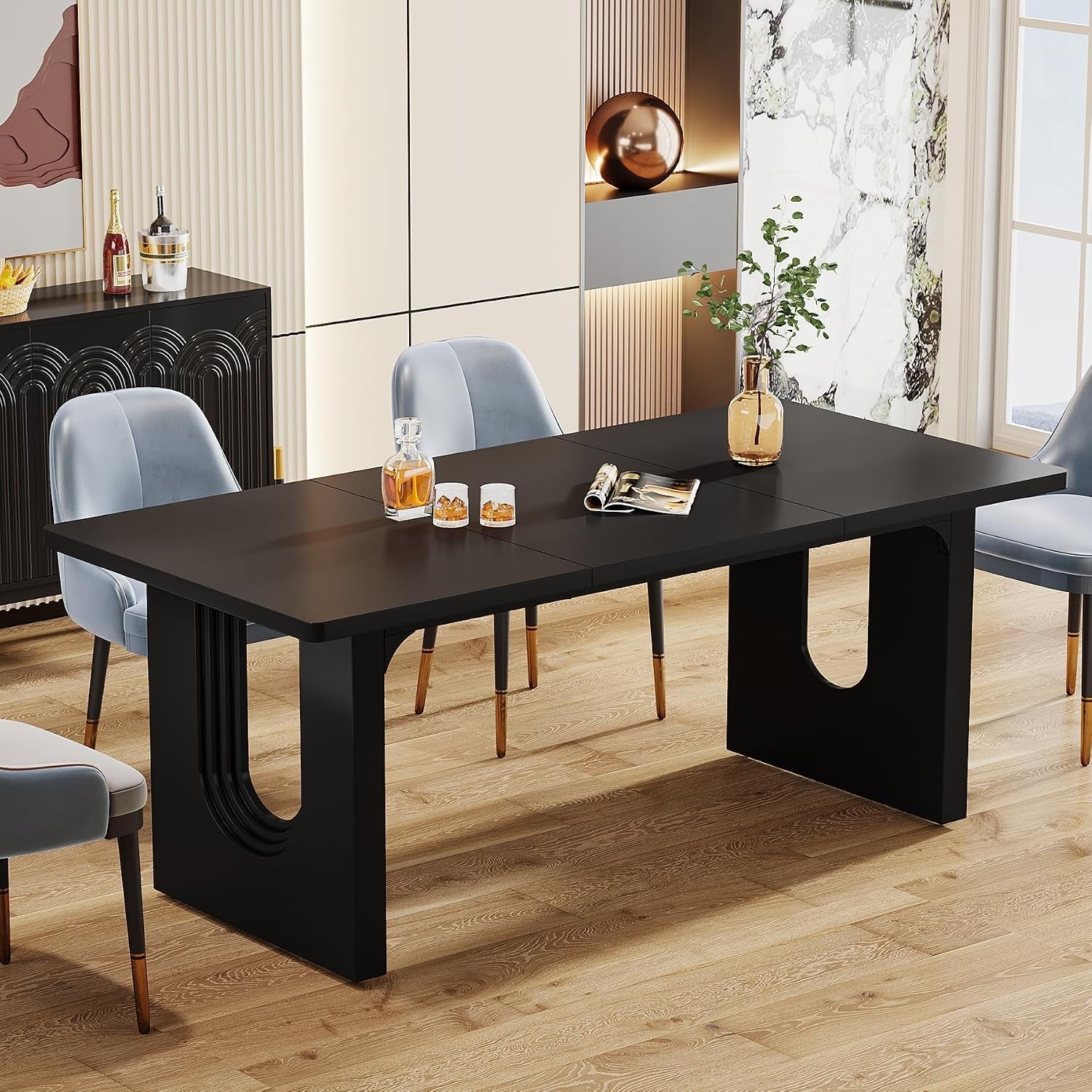 tribesigns-modern-dining-table-for-6-people-71-large-kitchen-dining-table-with-wood-pedestal-base-rectangular-long-dinner-table-for-kitchen-dining-room-living-room-black