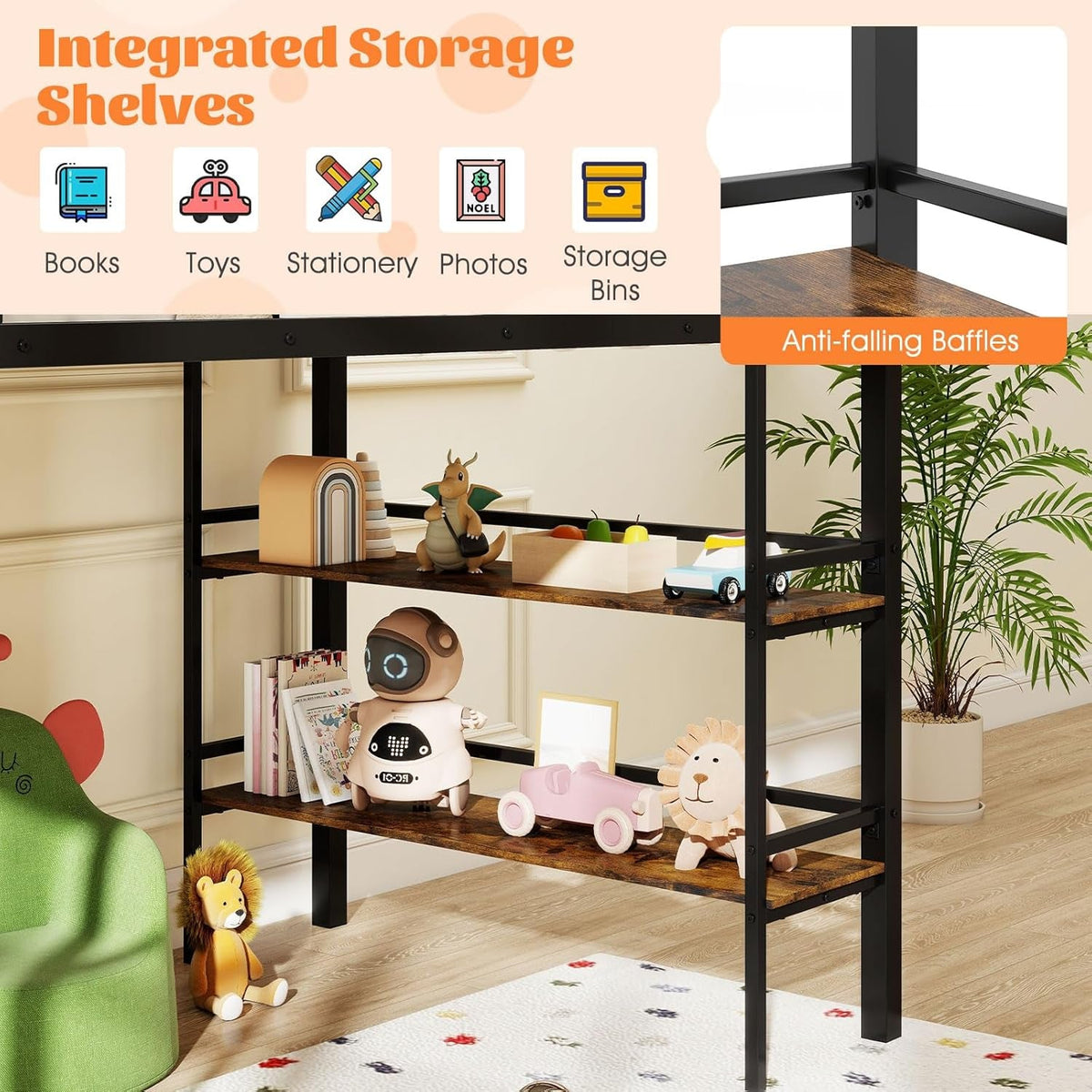 low-loft-bed-twin-size-heavy-duty-metal-frame-w-storage-shelves-ladder-full-length-guardrails-ample-under-bed-space-kids-loft-bed-with-stairs-for-boys-girls-junior-no-box-spring-needed