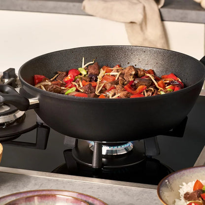 Adamant Non-Stick Wok Pan - 12.6" - Premium German Quality - for All Cooktops - Non-Stick Silicon Carbide Surface - Dishwasher Safe - Made in Germany3