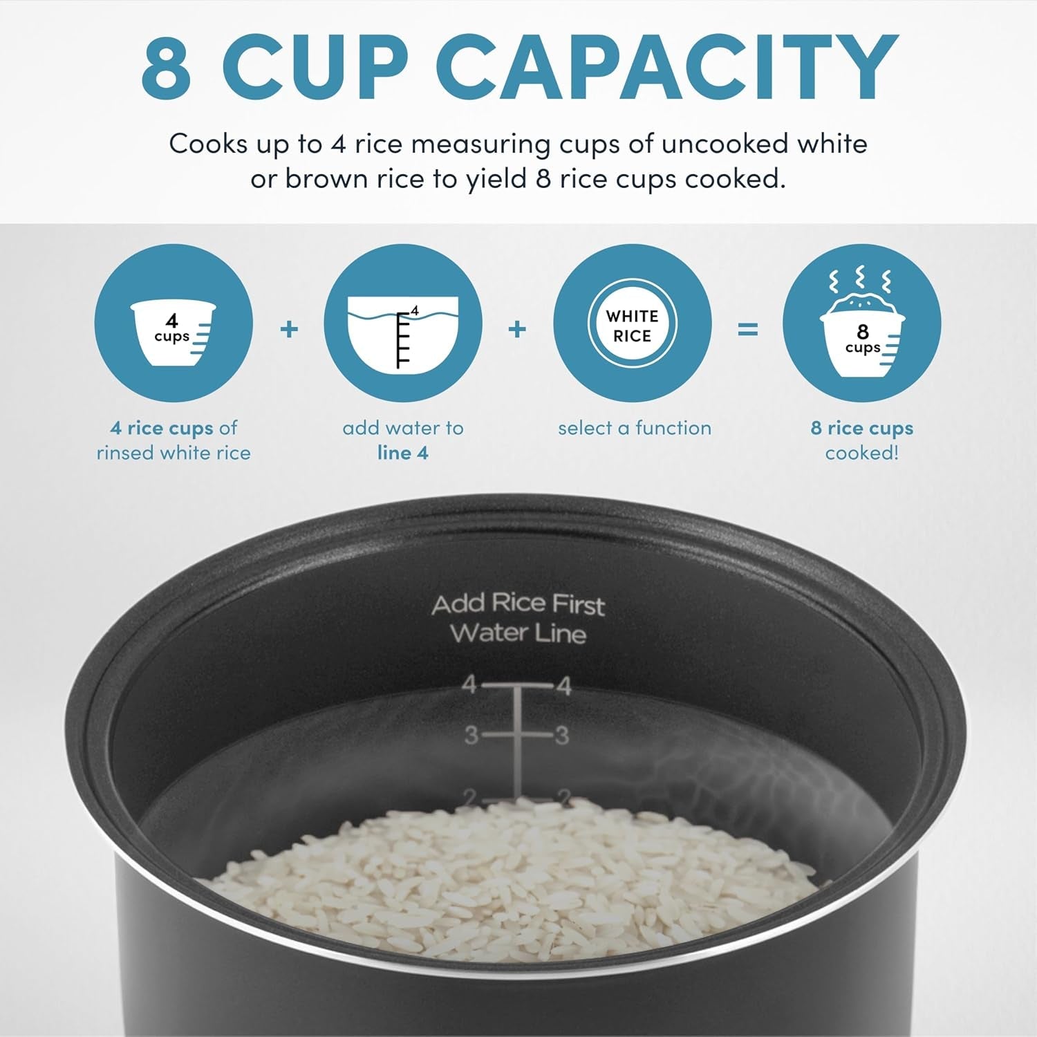 housewares-arc-994sb-rice-grain-cooker-slow-cook-steam-oatmeal-risotto-8-cup-cooked-4-cup-uncooked-2qt-stainless-steel