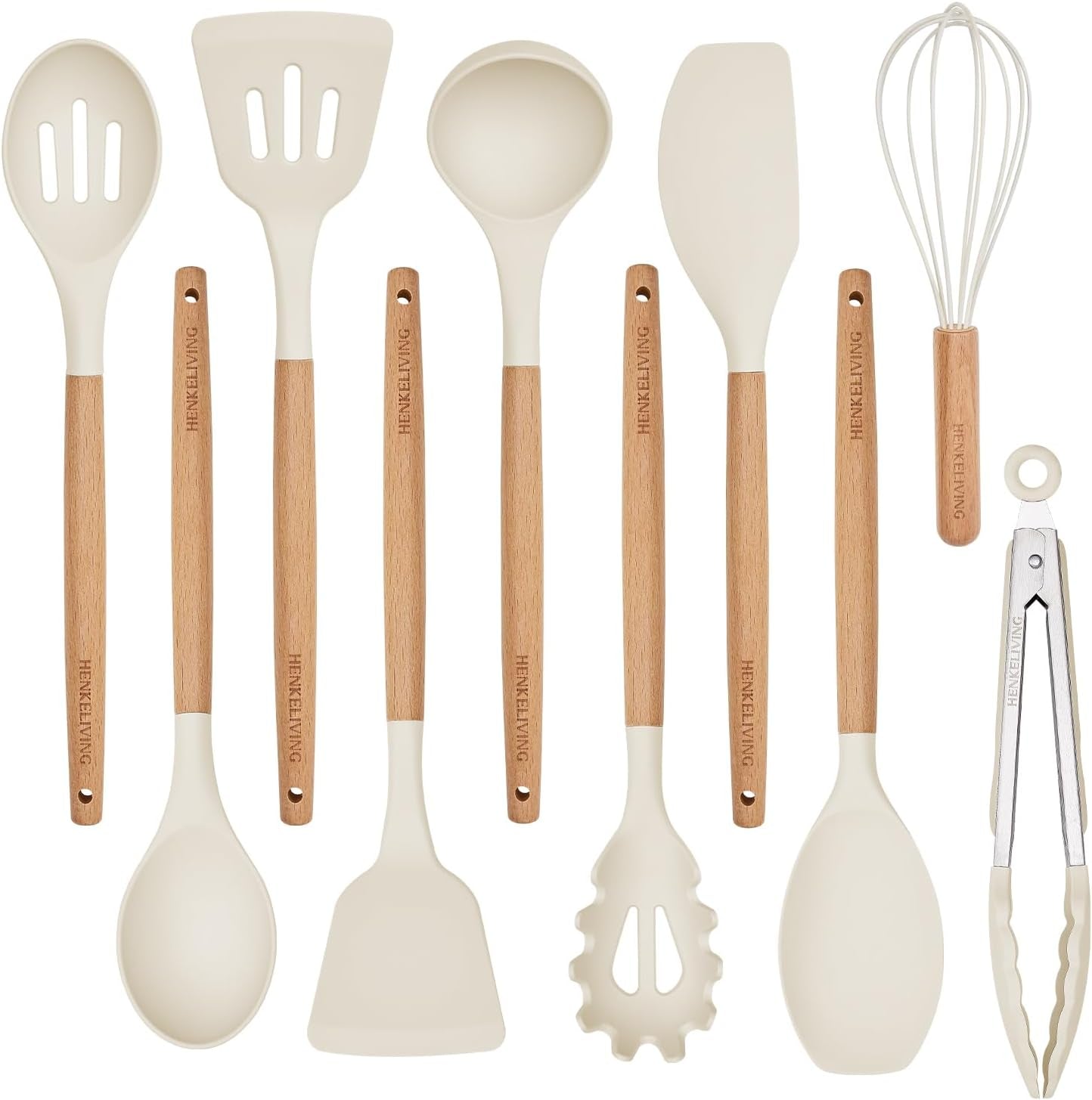 silicone-10-pcs-kitchen-cooking-utensils-set-recycled-materials-certification-bpa-free-spatula-set-with-heat-resistant-wood-handles-for-nonstick-cookware-cream-white