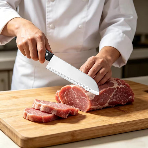 Kitchen Knife, 7 Inch Chef Knife, Ultra Sharp Santoku Knife, Chef'S Knife5