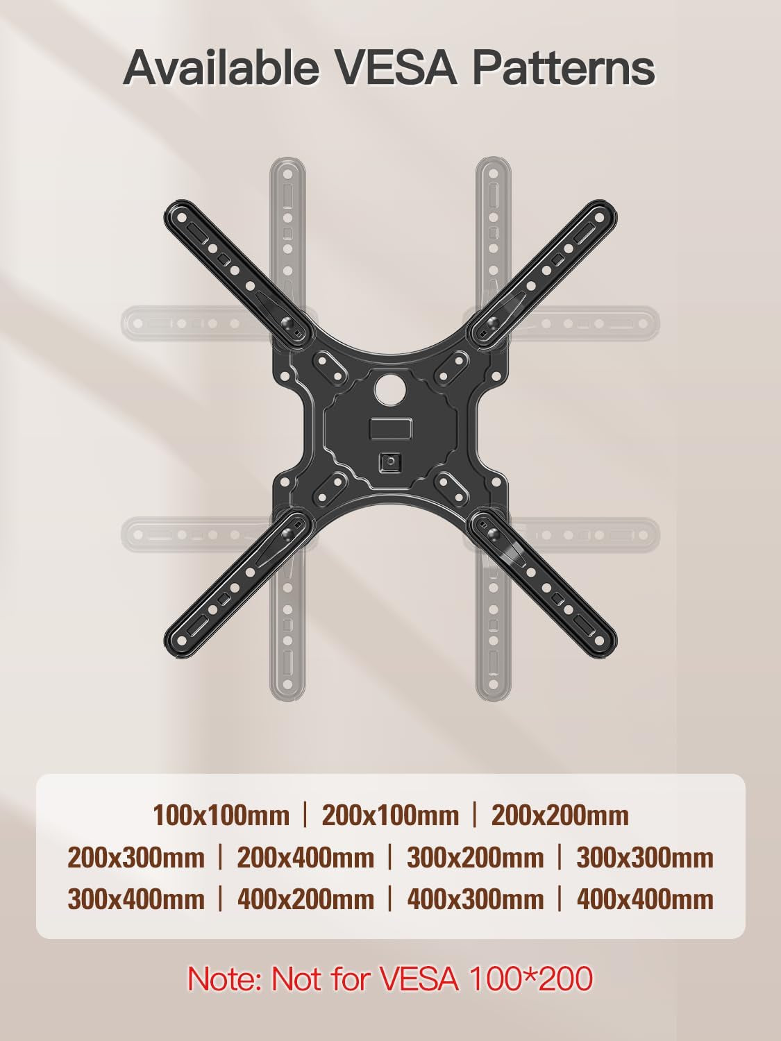 full-motion-tv-wall-mount-for-26-60-tvs-max-vesa-400x400-77-lbs-swivel-tilt-articulating-arms-single-stud-center-mount-compatible-with-corner-installation-for-home-flat-tvs